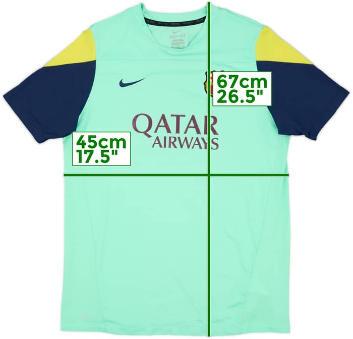 2013-14 Barcelona Nike Training Shirt - 7/10 - (XL.Boys)