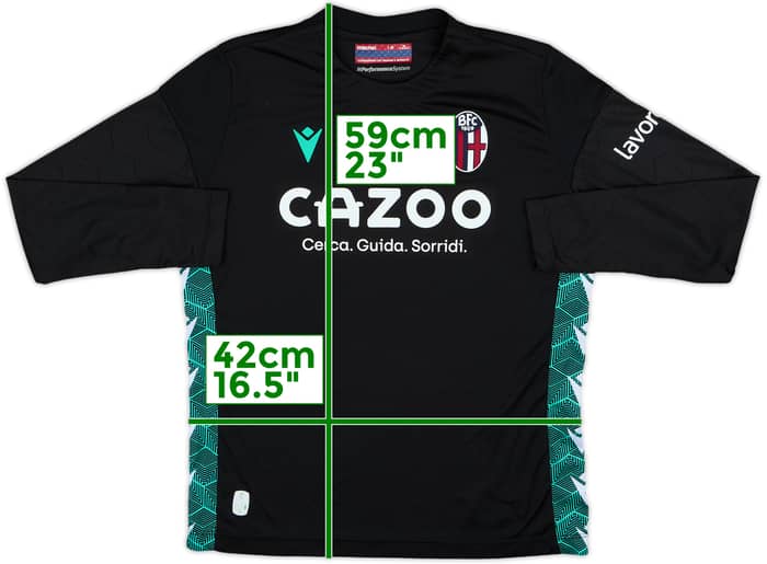 2022-23 Bologna GK Shirt - 10/10 - (L.Boys)