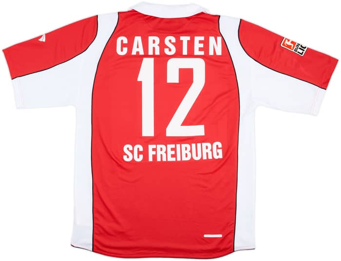 2007-08 Freiburg Home Shirt Carsten #12 - 7/10 - (XL)