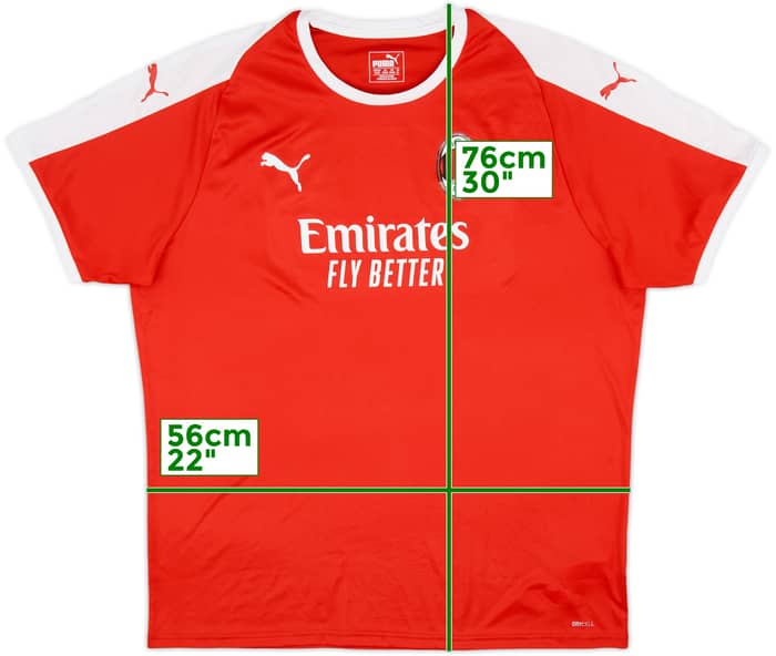 2018-19 AC Milan Puma Training Shirt - 8/10 - (XL)