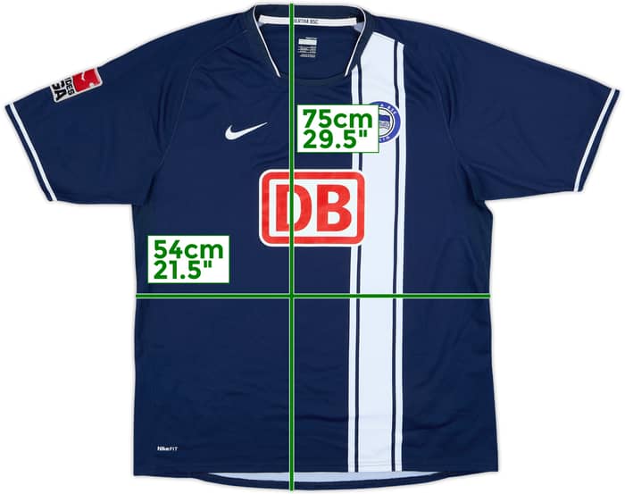 2007-08 Hertha Berlin Home Shirt Pantelic #9 - 5/10 - (L)