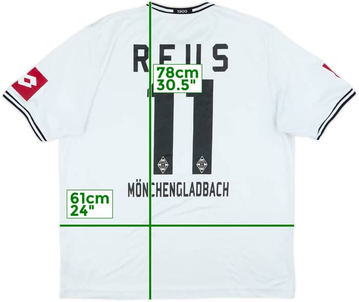 2010-11 Borussia Monchengladbach Home Shirt Reus #11 - 5/10 - (XXL)