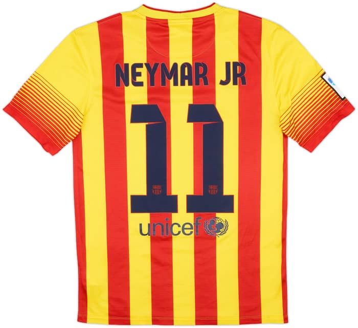 2013-15 Barcelona Away Shirt Neymar Jr #11 - 8/10 - (S)