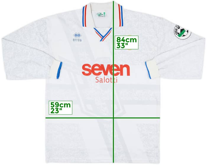1996-97 Como Away L/S Shirt - 7/10 - (XXL)