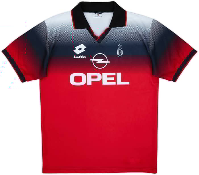 1995-96 AC Milan Lotto Training Shirt - 8/10 - (XL)
