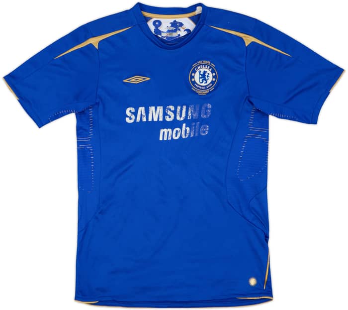 2005-06 Chelsea Centenary Home Shirt Makelele #4 - 4/10 - (XL.Boys)