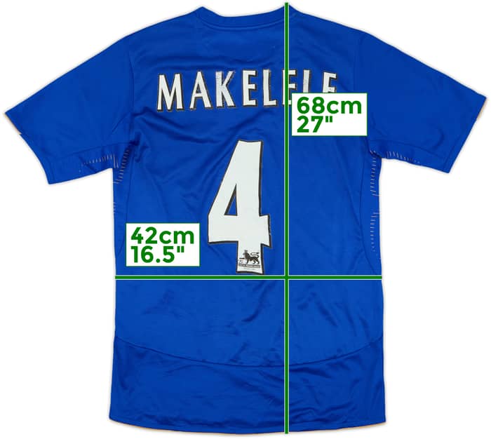 2005-06 Chelsea Centenary Home Shirt Makelele #4 - 4/10 - (XL.Boys)