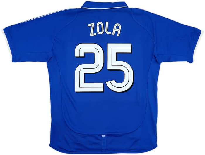 2001-03 Chelsea Home Shirt Zola #25 - 8/10 - (L)