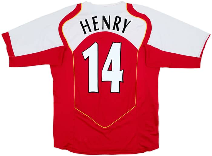 2004-05 Arsenal Home Shirt Henry #14 - 6/10 - (L)