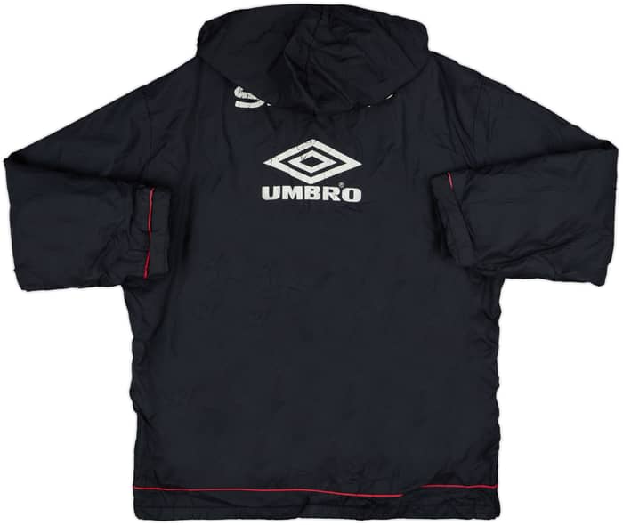1998-99 Manchester United Umbro Padded Bench Coat - 4/10 - (XL)