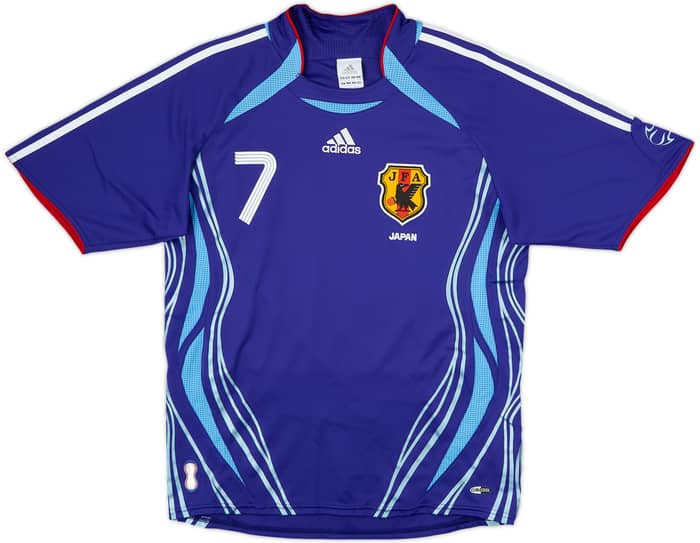 2006-08 Japan Home Shirt Nakata #7 - 9/10 - (XS)