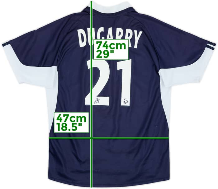 2001-03 Bordeaux Home Shirt Dugarry #21 - 5/10 - (S)