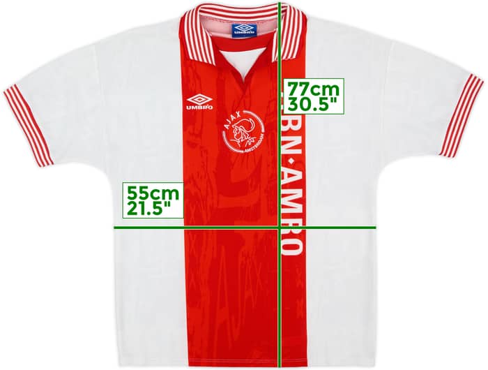 1995-96 Ajax Home Shirt - 10/10 - (L)