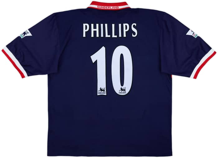 1999-00 Sunderland Away Shirt Phillips #10 - 6/10 - (XL)