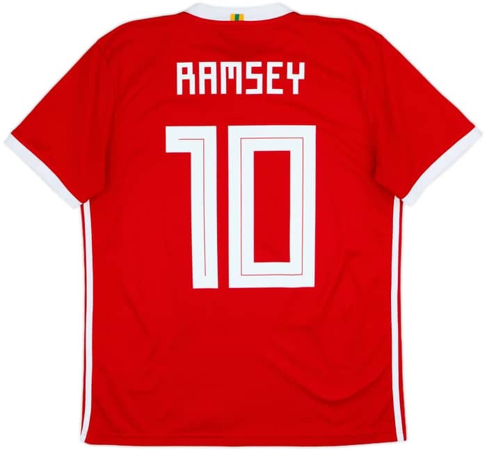2018-19 Wales Home Shirt Ramsey #10 - 9/10 - (M)