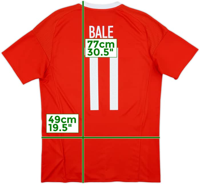 2016-17 Wales Home Shirt Bale #11 - 8/10 - (M)