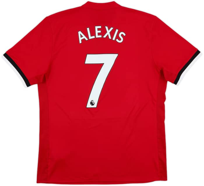 2017-18 Manchester United Home Shirt Alexis #7 - 8/10 - (L)