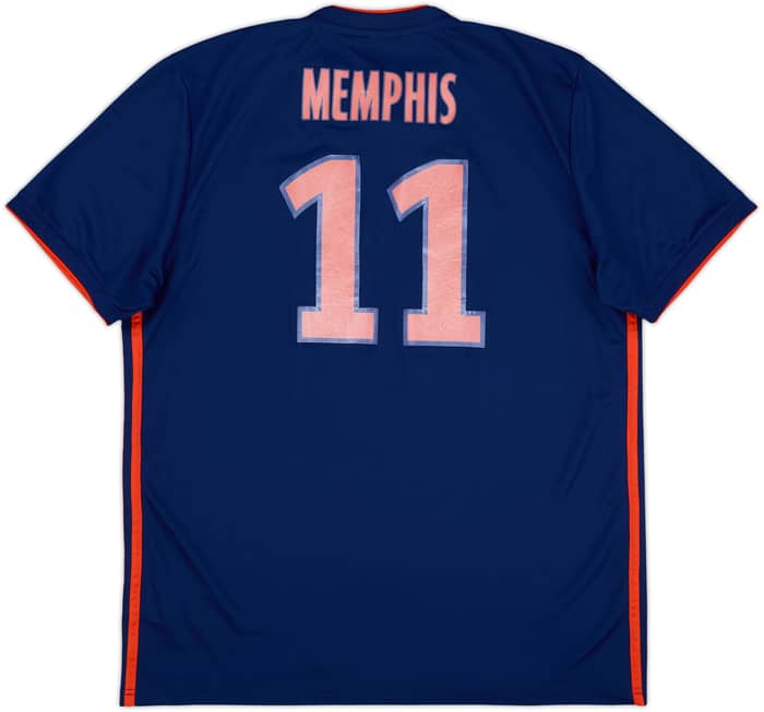2018-19 Lyon Away Shirt Memphis #11 - 5/10 - (L)