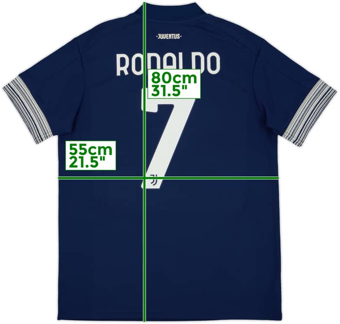 2020-21 Juventus Away Shirt Ronaldo #7 - 8/10 - (L)