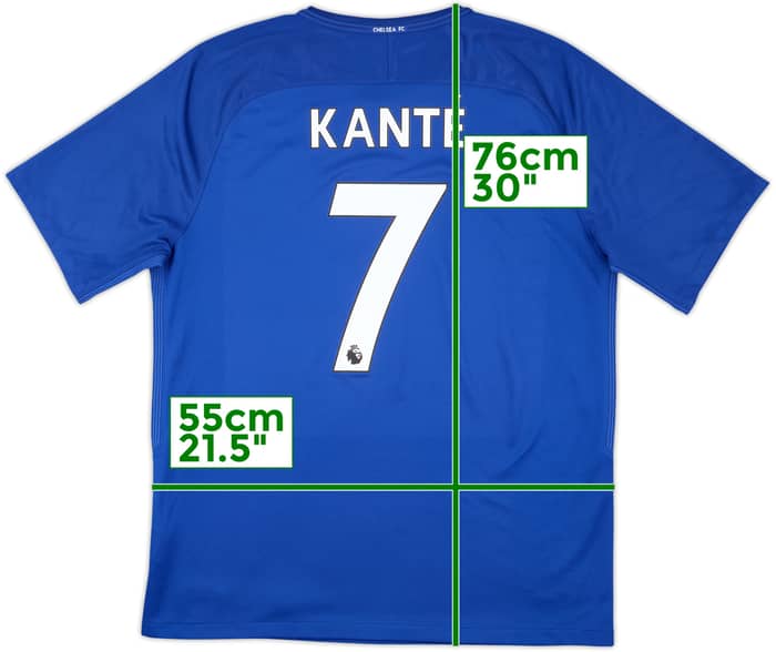 2017-18 Chelsea Home Shirt Kante #7 - 8/10 - (XL)