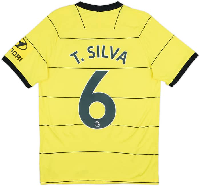 2021-22 Chelsea Away Shirt T.Silva #6 - 7/10 - (S)