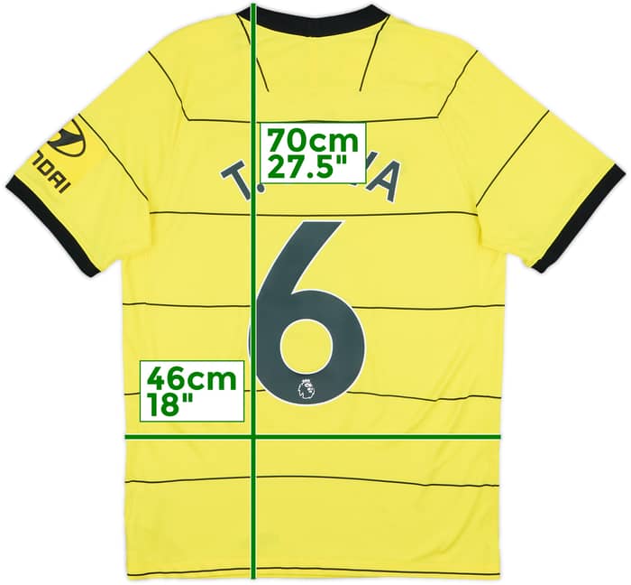 2021-22 Chelsea Away Shirt T.Silva #6 - 7/10 - (S)