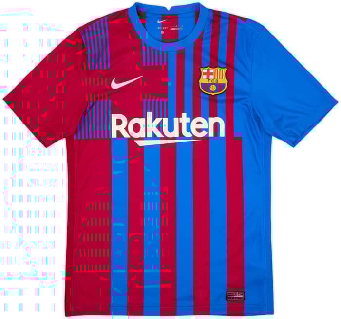 2021-22 Barcelona Home Shirt Pedri #16 - 8/10 - (S)