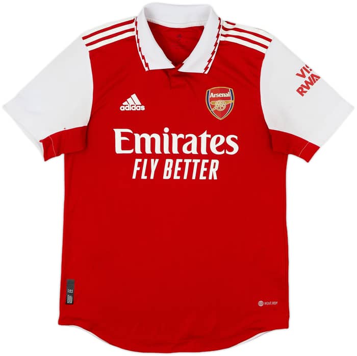 2022-23 Arsenal Authentic Home Shirt Saka #7 - 8/10 - (M)