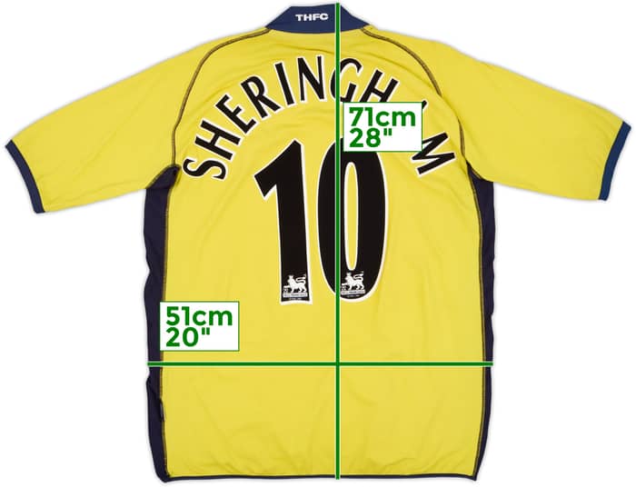 2002-03 Tottenham Third Shirt Sheringham #10 - 7/10 - (L)
