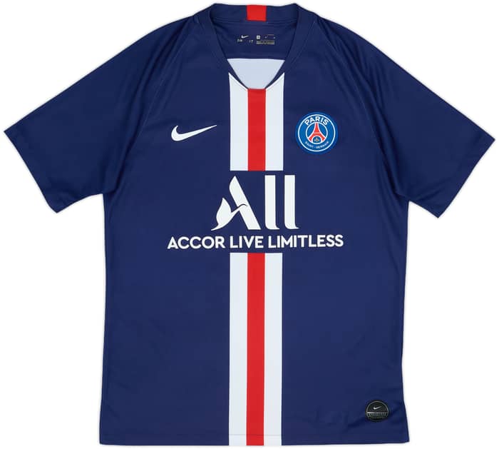 2019-20 Paris Saint-Germain Home Shirt Mbappe #7 - 8/10 - (M)