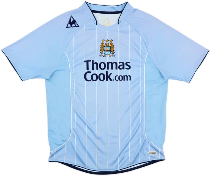 2007-08 Manchester City Home Shirt Elano #11 - 6/10 - (M)