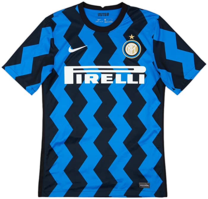 2020-21 Inter Milan Home Shirt Lukaku #9 - 8/10 - (S)