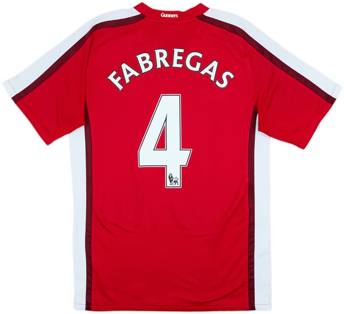 2008-10 Arsenal Home Shirt Fabregas #4 - 8/10 - (S)
