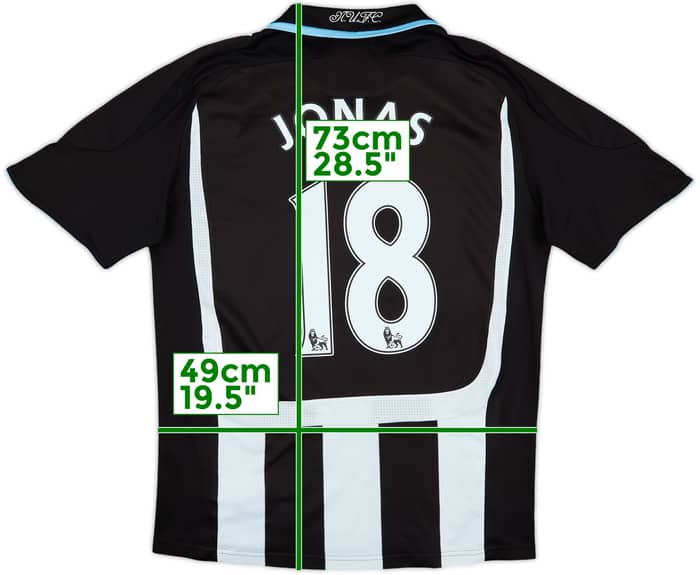 2007-09 Newcastle Home Shirt Jonas #18 - 6/10 - (S)