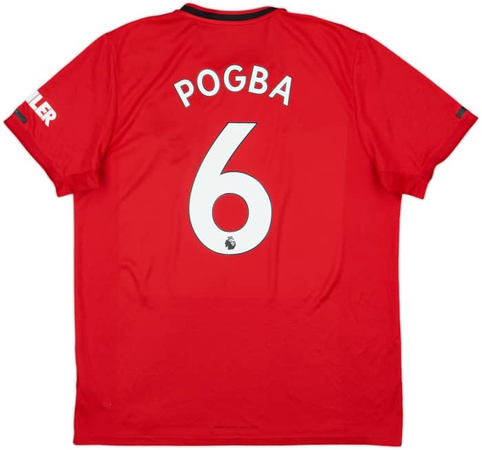 2019-20 Manchester United Home Shirt Pogba #6 - 8/10 - (XL)