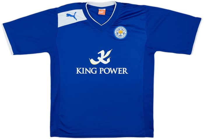 2012-13 Leicester Home Shirt Vardy #9 - 6/10 - (XL)