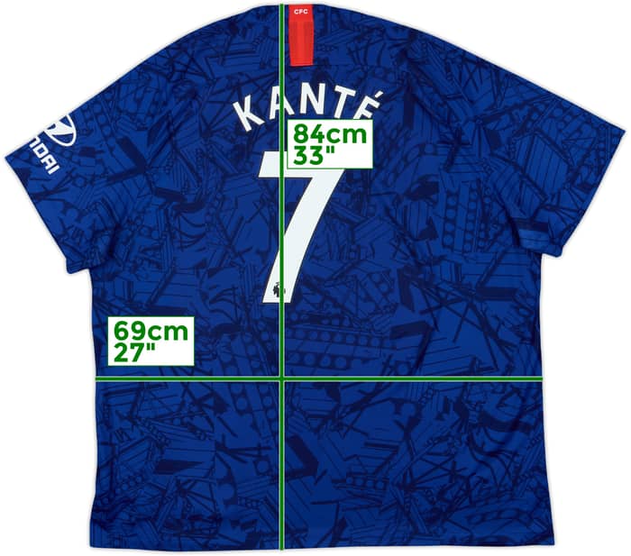 2019-20 Chelsea Home Shirt Kante #7 - 9/10 - (3XL)