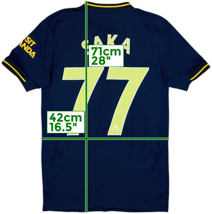 2019-20 Arsenal Third Shirt Saka #77 - 6/10 - (XS)