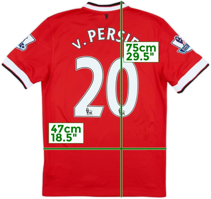 2014-15 Manchester United Home Shirt V.Persie #20 - 10/10 - (S)