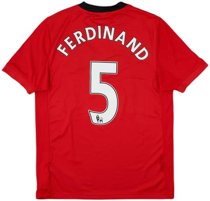2009-10 Manchester United Home Shirt Ferdinand #5 - 8/10 - (S)