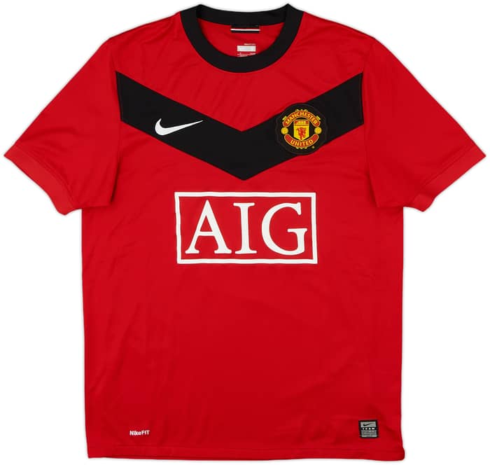 2009-10 Manchester United Home Shirt Ferdinand #5 - 8/10 - (S)