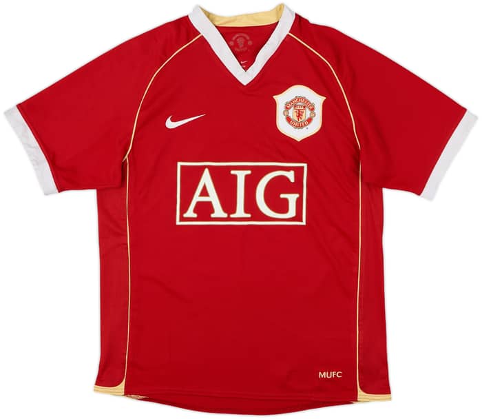 2006-07 Manchester United Home Shirt Solskjaer #20 - 7/10 - (S)