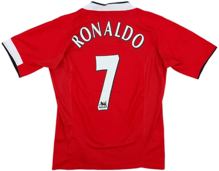 2004-06 Manchester United Home Shirt Ronaldo #7 - 8/10 - (S)