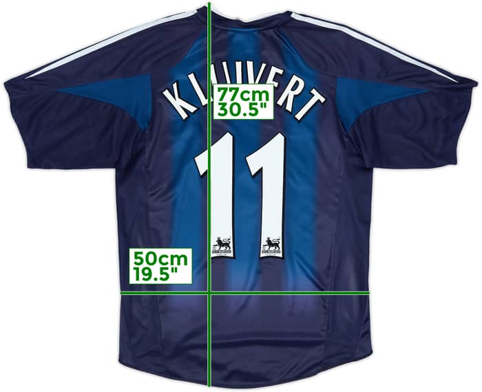 2004-05 Newcastle Away Shirt Kluivert #11 - 7/10 - (S)