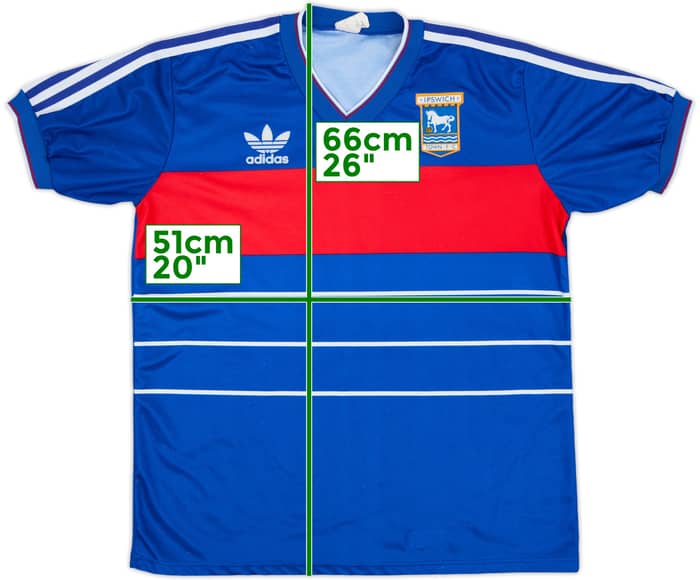 1984-85 Ipswich Home Shirt - 9/10 - (M)