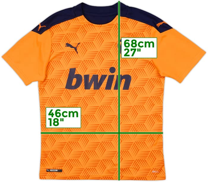 2020-21 Valencia Away Shirt - 8/10 - (S)