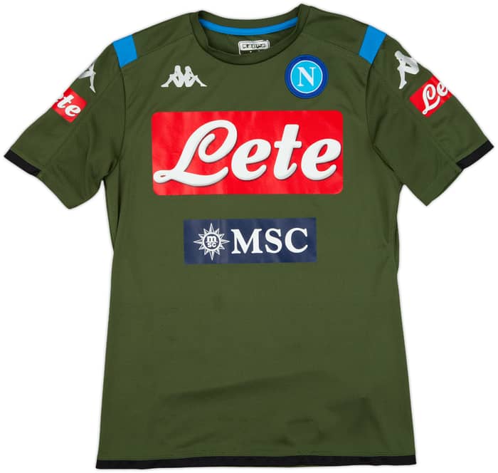 2019-20 Napoli Kappa Training Shirt - 8/10 - (L)