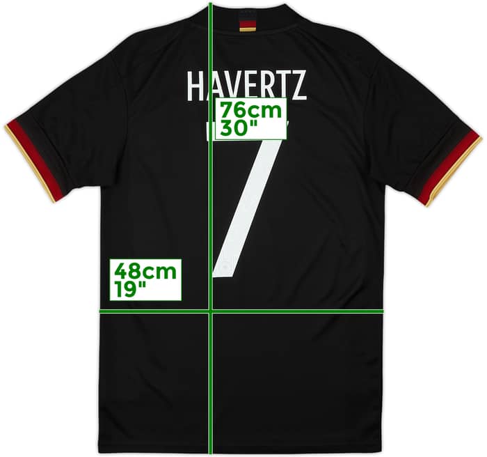 2020-21 Germany Away Shirt Havertz #7 - 9/10 - (S)