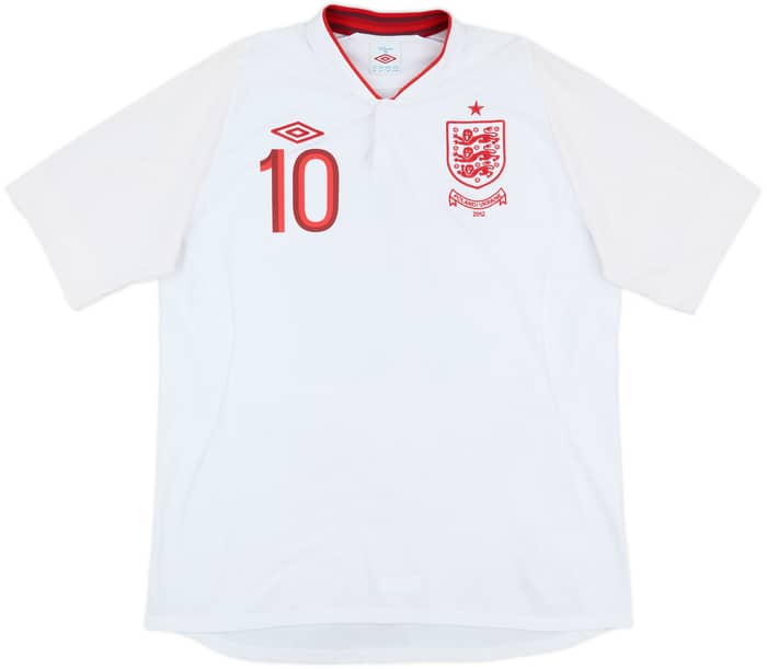 2012-13 England Home Shirt Rooney #10 - 8/10 - (XL)