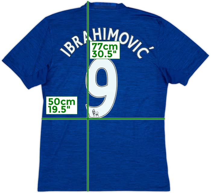 2016-17 Manchester United Away Shirt Ibrahimovic #9 - 7/10 - (S)